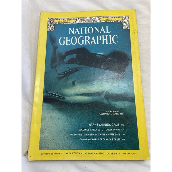 Nat Geo Mags Jan–Jul 1985 Vtg Slipcvr Set Collect Geo Travel Decor Ed. - Picture 7 of 16
